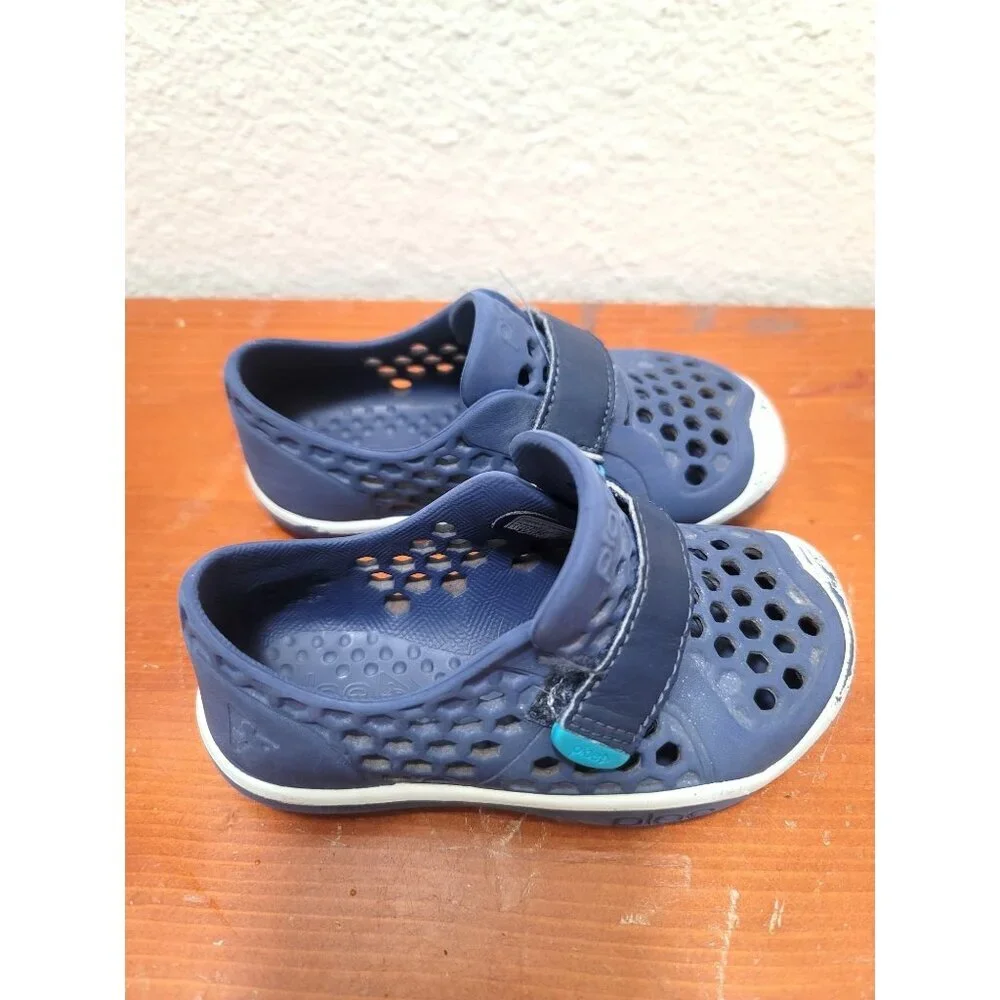 Plae Kids 8‎ Blue Water Fisherman Strap Breathable Holes Shoes